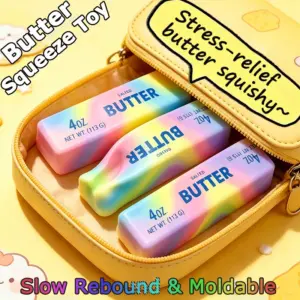 Big-Grip Butter Squishy — Slow-Rise Stress Reliever