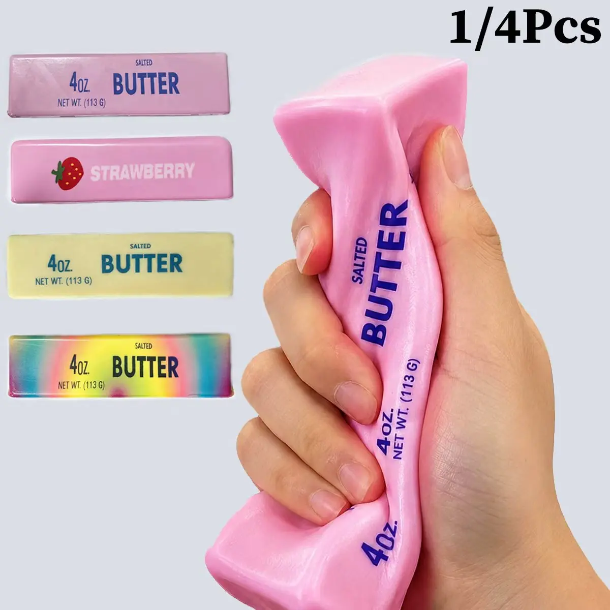 Butter Squishy 4-Pack — Seasonal Slow-Rise Set