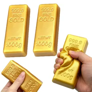 Gold-Tone Butter Squishy — Slow-Rise Foam Stick