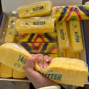 Vivid Color Butter Squishy — Bright Slow-Rise Stick