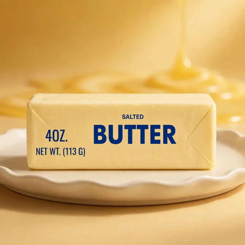 Classic butter squishy 4oz - realistic salted butter stick stress toy