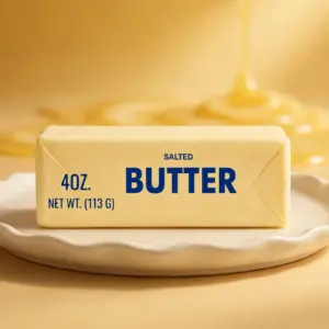 Classic butter squishy 4oz - realistic salted butter stick stress toy