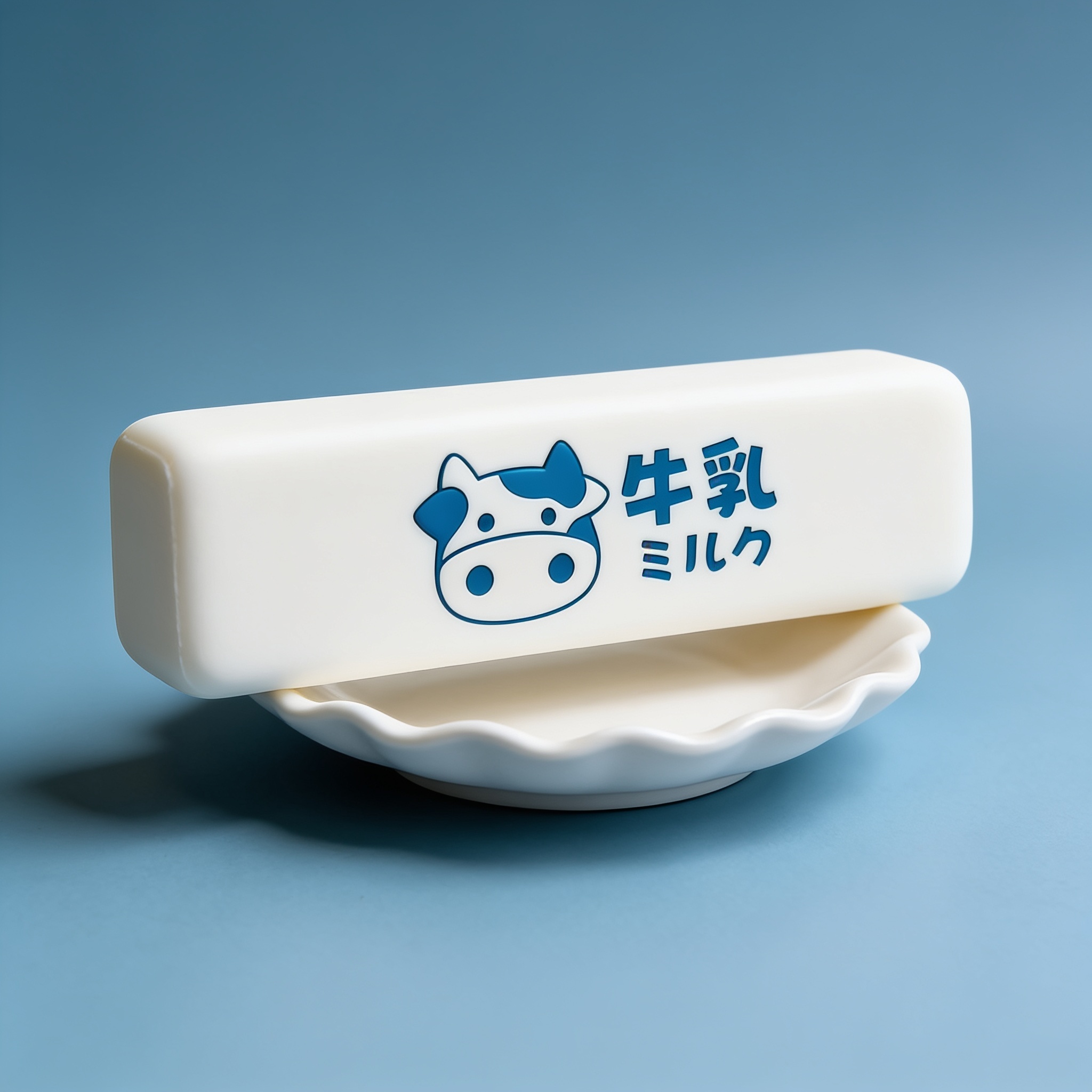 Milk butter squishy product photo