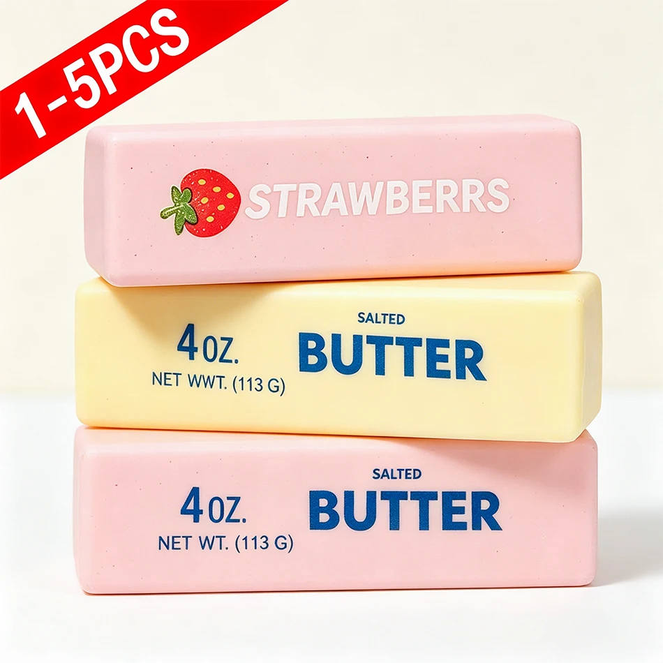 Triple-Style Butter Squishy Set — 4oz Slow-Rise Stick