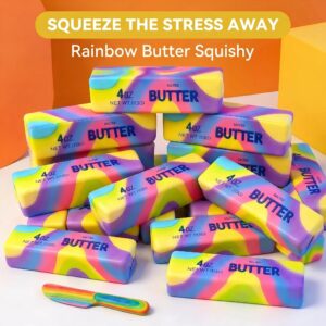 Rainbow Butter Squishy — 4oz Slow-Rise ASMR Stick