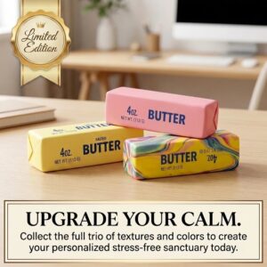 Pink Butter Squishy — 4oz Slow-Rise Stick
