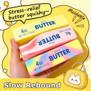 Rebound Butter Stick Squishy — 4oz Slow-Rise Foam