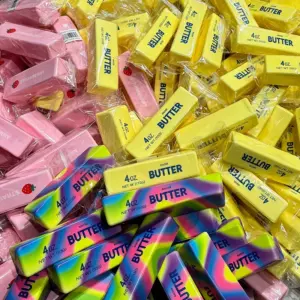 Tie-Dye Butter Squishy — 4oz Slow-Rise Stick
