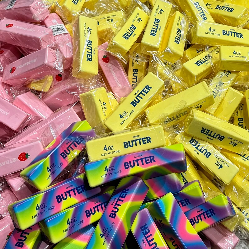 Tie-Dye Butter Squishy — 4oz Slow-Rise Stick