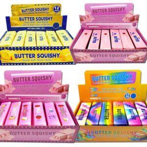 Butter Squishy Party Pack — Bulk 12-Piece Slow-Rise
