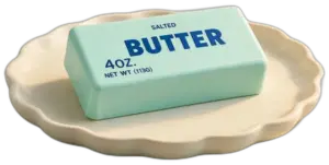 Green blue 4oz butter squishy