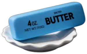 Blue 4oz butter squishy
